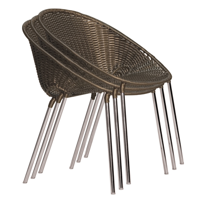DIMPLE - STACKING ARMCHAIR